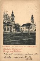 1899 Újverbász, Verbász, Vrbas; Református és evangélikus templom / churches  (EK)