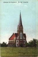 Újszentes, Dumbravita; Református templom / Calvinist church