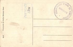 Újkígyós, Községháza "Csányteleki Iparos és Kereskedők Egyesülete" pecséttel (EK)