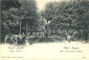 Lipik-fürdő, Régi sétatér / old promenade