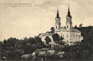 Máriaradna, Radna; Kegytemplom és zárda / church and nunnery