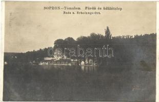 Sopron, Tómalom, Fürdő és üdülőtelep (vágott / cut)