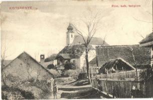 Kisterenye, Bátorterenye; Római katolikus templom, falurészlet, W. L. Bp. 4688. Bogenglück Mór fia