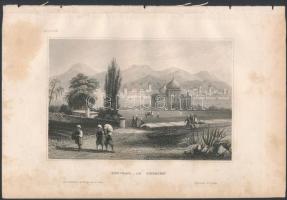 cca 1840 Persia, Shiraz. Acélmetszet / Persia, Iran, Shiraz etching Page size: 23x15 cm