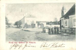 Hollern bei Rohrau, Gemeinde Gasthaus / guest house, street view