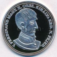 DN "Királyi koronák - V. Ferdinánd 5 korona 1909" Ag emlékérem tanúsítvánnyal (20,18g/0.999/38,61mm) T:PP kis patina