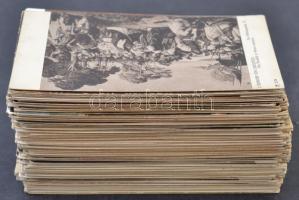 Kb. 192 db német művészlap, vegyes minőségben / Cca. 192 German art postcards, mixed quality