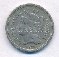 Amerikai Egyesült Államok 1873. 3c Cu-Ni T:2-,3
USA 1873. 3 Cents Cu-Ni C:VF,F
Krause KM#95
