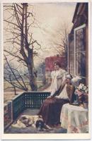 5 db RÉGI orosz művészlap / 5 old Russian art postcards