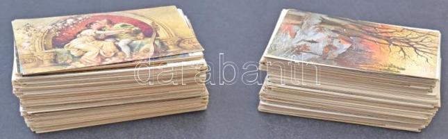 Kb. 316 db RÉGI Wiener Kunst művészlap, vegyes minőség / Cca. 316 old Wiener Kunst art postcards, mi...