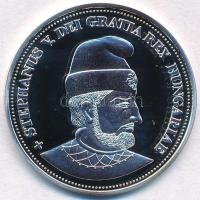 DN "Királyi koronák - V. István 5 korona 1909" Ag emlékérem tanúsítvánnyal (20,04g/0.999/38,61mm) T:PP kis patina