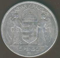 1930. 5P Ag "Horthy jobbra" T:3