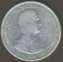 1930. 5P Ag "Horthy jobbra" T:3