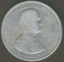 1930. 5P Ag "Horthy jobbra" T:3