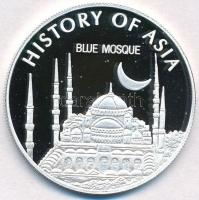 Niue 2003. 5$ Ag "Ázsia történelme - Kék mecset" (19,68g/0.999) T:PP kis fo. Niue 2003. 5 Dollars Ag "History of Asia - Blue Mosque" (19,68g/0.999)  C:PP small spot