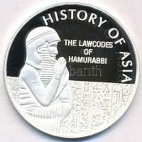 Niue 2003. 5$ Ag &quot;Ázsia történelme - Hammurápi törvénykönyve&quot; (19,88g/0.999) T:PP kis fo. Niue 2003. 5 Dollars Ag &quot;History of Asia - The Lawcodes of Hamurabbi&quot; (19,88g/0.999)  C:PP small spot