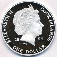 Cook-szigetek 2004. 1$ Ag "Ázsia történelme - Szamurájok" (19,31g/0.999) T:PP
Cook Island...