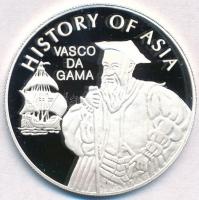 Cook-szigetek 2004. 1$ Ag Ázsia történelme - Vasco da Gama (19,34g/0.999) T:PP Cook Islands 2004. 1 Dollar Ag History of Asia - Vasco da Gama (19,34g/0.999) C:PP