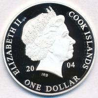 Cook-szigetek 2004. 1$ Ag "Ázsia történelme - Vasco da Gama" (19,34g/0.999) T:PP
Cook Isl...