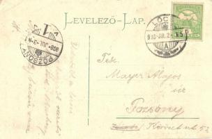 Lőcse, Levoca; Máriahegy és a templom belseje, Braun Fülöp kiadása / mountain, church interior, Art ...