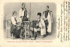 Népviselet Trencsén megyéből / Volkstrachten aus dem Trencséner Comitat / Hungarian folklore from Trencin (EK)