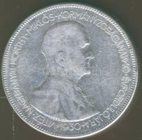 1930. 5P Ag "Horthy jobbra" T:3ph