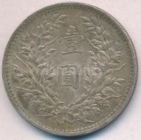 Kína 1914. 1$ (1Y) Ag hamisítvány "Yüan Shihkai" 6 karakter (27,03g) T:2 China 1914. 1 Dollar (1 Yuan) Ag fake "Yüan Shihkai" 6 characters (27,03g) C:XF