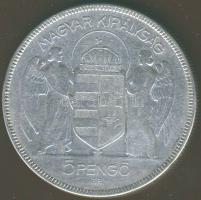 1930. 5P Ag "Horthy jobbra" T:3ph