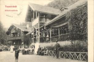 Tusnádfürdő, Baile Tusnad; Schweiz szálloda; Brunner Lajos kiadása / hotel