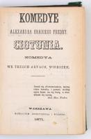 Komedye Alexanra Hrabiedo Fredry Ciotunia. Komedya we trzech aktach wierszem. Warszawa 1871. Naklade...