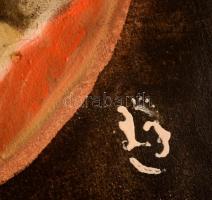 Lehoczky József (1957-):  Női akt. Olaj, vászon, jelzett, 37×32 cm