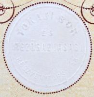 Tokaj 1924. "A Tokaji- Bor- és Mezőgazdasági Részvénytársaság" részvénye 5000K-ról, szelvé...