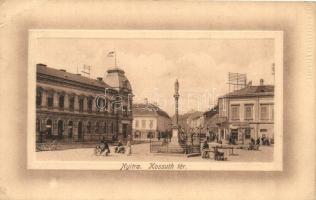 Nyitra, Nitra; Kossuth tér, Einzinger József üzlete / square, shop (EK)