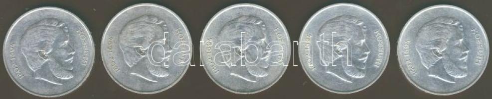 1947. 5Ft Ag "Kossuth"(5x) T:2