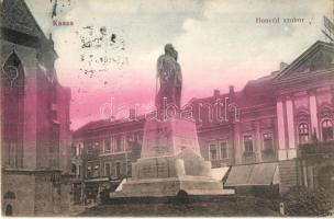 Kassa, Kosice; Honvéd szobor / military monument (EK)