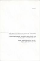 1997 Joan Collins(1933-) angol színésznő lányának eljegyzése, feliratozott sajtófotó, 25x16 cm