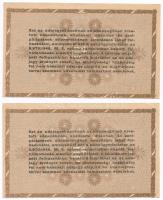 1946. 10.000AP elcsúszott hátlapi nyomat (2x) sorszámkövetők T:I- tűly