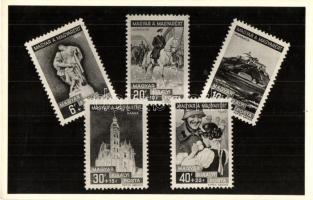 1938-1939 Magyar a magyarért Alkalmi bélyegsorozat, Marer Béla kiadása / Hungarian commemorative stamps
