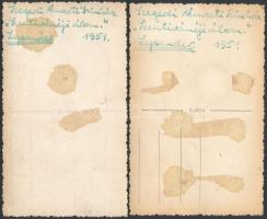 1946-51 5 db magyar színház előadási fotója, kettő a Szegedi Nemzeti Színházból, kettőt Méreyné Well...