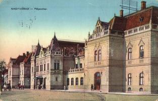 Nagyvárad, Oradea; vasútállomás / railway station (EK)