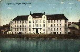 Ungvár, Uzhorod; Új polgári leányiskola / girl school (EK)