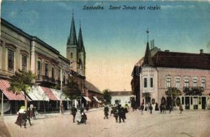 Szabadka, Subotica; Szent István téri részlet / square (EK)