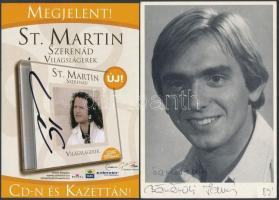 5 db magyar híresség aláírása (St Martin, Böröndi Tamás, stb)
