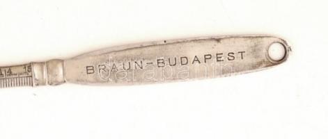 Braun Budapest - Liquor Hubertus fém levélbontó kés, h: 25 cm