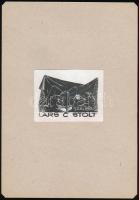 Várkonyi Károly (1913-2001): 3 db erotikus ex libris, fametszet, papír, jelzettek (kettő csak a mets...