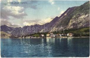 Kotor, Cattaro; Dobrota Harbour, sent from S.M.S. PRINZ EUGEN (EK)