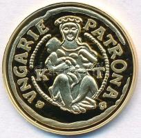 DN "Magyar aranypénzek utánveretben -  Szapolyai János dénár 1527" aranyozott Ag emlékérem...