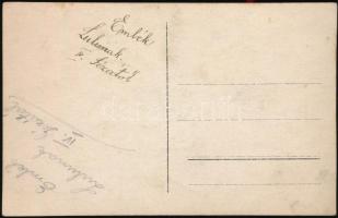 cca 1907 Kresz Géza (1882-1959) hegedűművész portréja, hátulján a művész dedikációjával, 8,5×13,5 cm