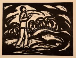 Mattis Teutsch János (1884-1960) - MA linóleum album. 1+12 db lap (Teljes!) 1917. 12 linóleummetszet...