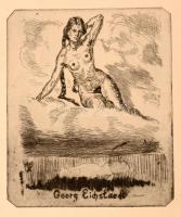 Budzinski, Robert (1874-1955): 10 Exlibris-Radierungen. Bad Rothenfelde, 1923. Holzwarth. 10  rézkar...